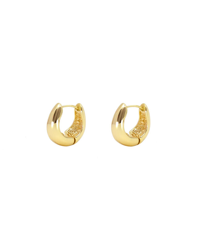 Haru - Handmade Gold Earrings - Dash of Gold